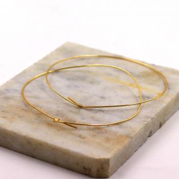 Handmade Nickel Free Gold Plated High Fashion Designer Ethnic Earring
